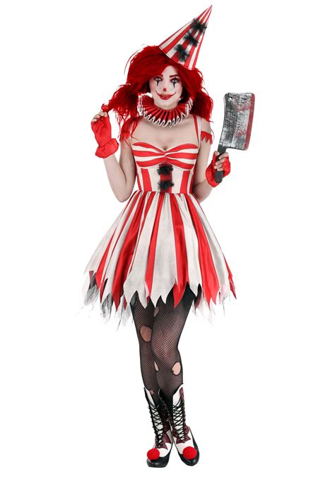 Sinister Circus Clown Costume Women's