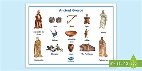 Ancient Greece Vocabulary Mat (Hecho por educadores)