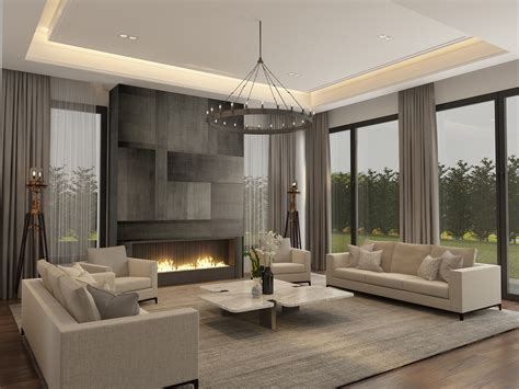 Villa interior design :: Behance