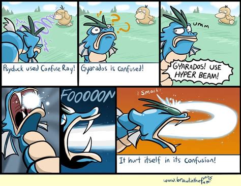 Gyarados is confused! : r/pokemon