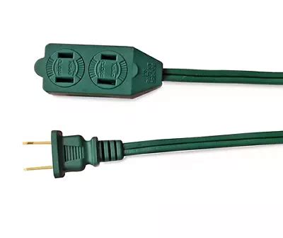 12' Indoor Green Extension Cord | Big Lots