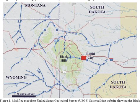 Black Hills Usa Map | Draw A Topographic Map