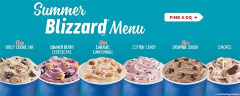 Dairy Queen Summer Blizzard Menu Includes New Brownie Dough and Caramel Cannonball Blizzards ...