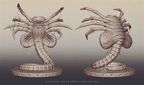 Xenomorph - Facehugger - Alien 3D print model 3D model 3D printable | CGTrader