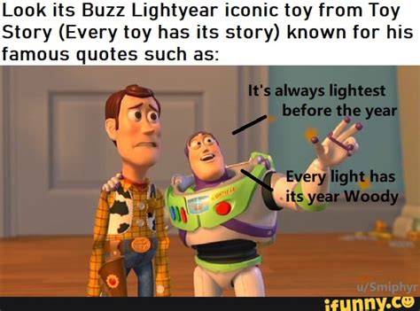 Look its Buzz Lightyear iconic toy from Toy Story (Every toy has its story) known for his famous ...