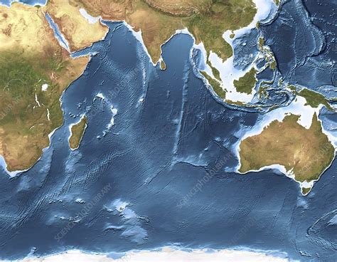 Pacific Ocean Underwater Map