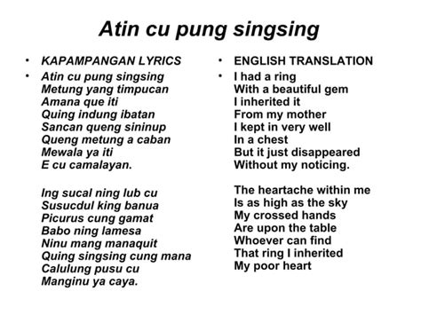 Philippine folk songs