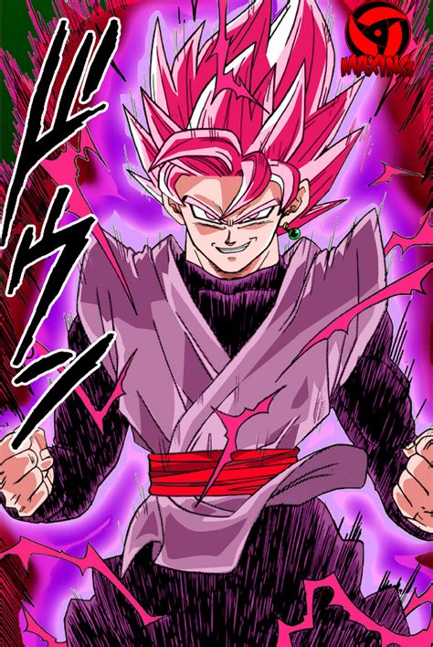 Black Goku Super Saiyan Rose Manga Coloured by TeenMaxing on DeviantArt