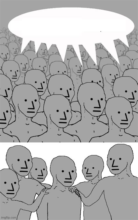 NPC group hug Memes - Imgflip