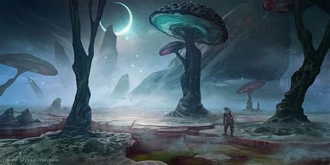 alien landscape concept art - Imprescriptible Webcast Picture Show