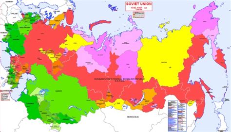 Hisatlas - Map of Soviet Union 1945-1991