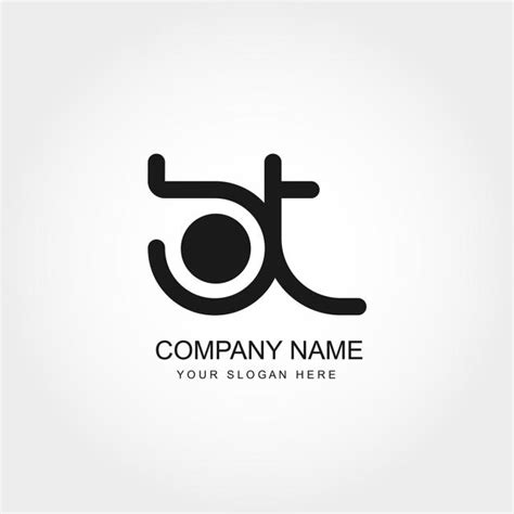 Initial Letter BT Logo Template Vector Design Template for Free ...