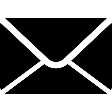 Mail Icon Png Black