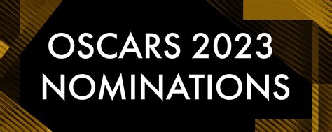 Oscar Nominations 2023 List: Nominees by Category - Oscars 2023 News ...