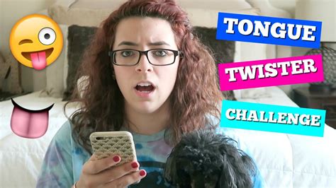 TONGUE TWISTER CHALLENGE - YouTube