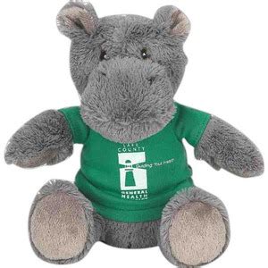 Hippo Stuffed Animals, Customized With Your Logo!