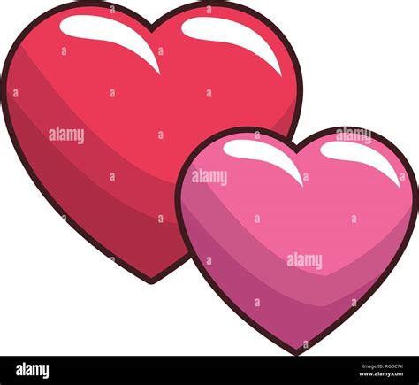 love hearts cartoon Stock Vector Image & Art - Alamy