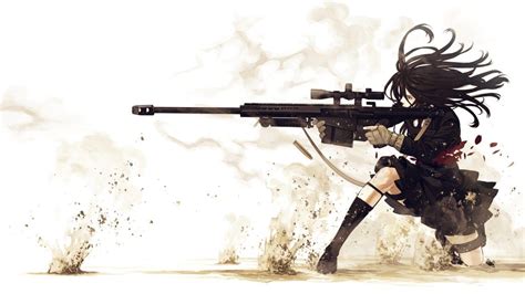 Girl Sniper Wallpaper | Gunslinger girl, Hd anime wallpapers, Guns