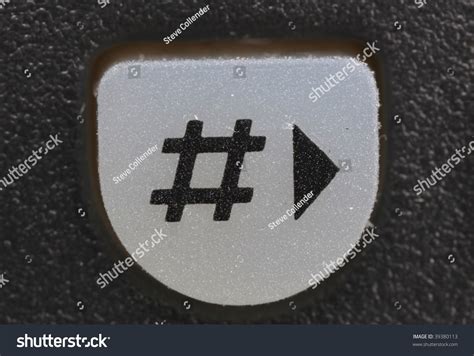 Pound Key Old Cell Phone Stock Photo 39380113 | Shutterstock