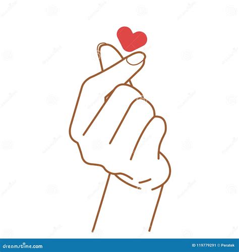 Sign of Love. Vector Hand Drawn Illustration Stock Vector ...