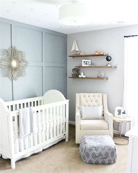 Simple baby boy nursery room design ideas (1) - ROUNDECOR