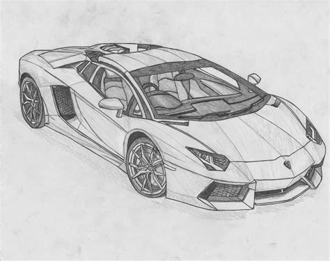 Lamborghini Pencil Drawing at PaintingValley.com | Explore collection of Lamborghini Pencil Drawing