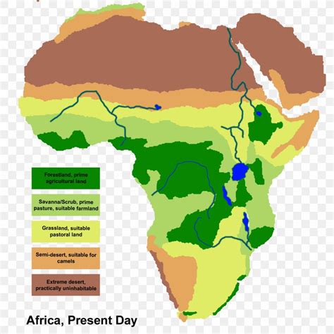 Africa Savanna Map Grassland Geography, PNG, 1320x1320px, Africa, Area ...