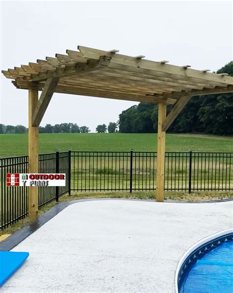 2 Post Pergola – DIY Project | MyOutdoorPlans