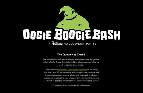 Oogie Boogie Bash Ticket Sales Closed After Technical Issues, Disney to Provide an Update Next ...