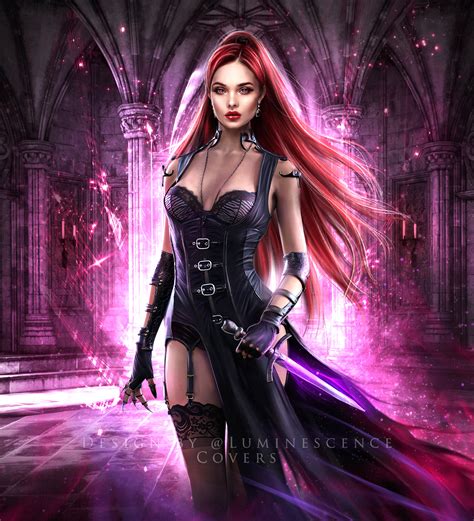 ArtStation - Dark Fantasy Vampire Character (Book Cover Art)