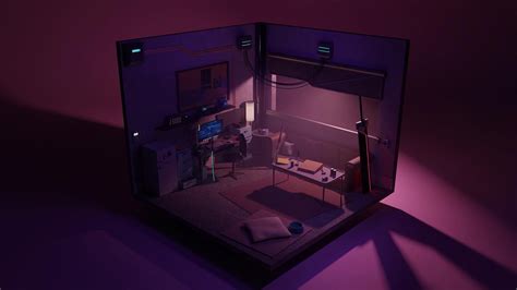 Cyberpunk office on Behance