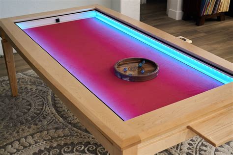 Hardwood Custom Gaming Dinning Table | Uniquely Geek