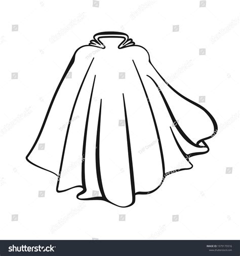 Superhero Cape Drawing