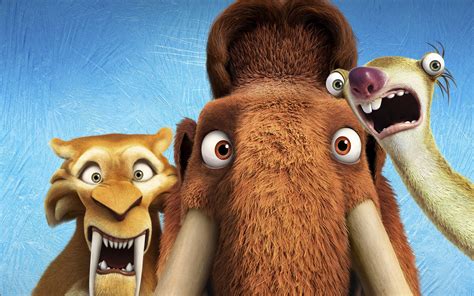 Download Manny (Ice Age) Diego (Ice Age) Sid (Ice Age) Movie Ice Age: Collision Course HD Wallpaper