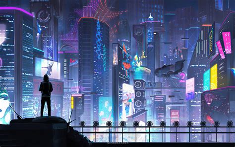 Sci Fi City HD, Futuristic, HD Wallpaper | Rare Gallery