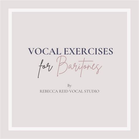 ‎Vocal Exercises for Baritones Arpeggio-Pentatonic Exercise #1 - Single ...