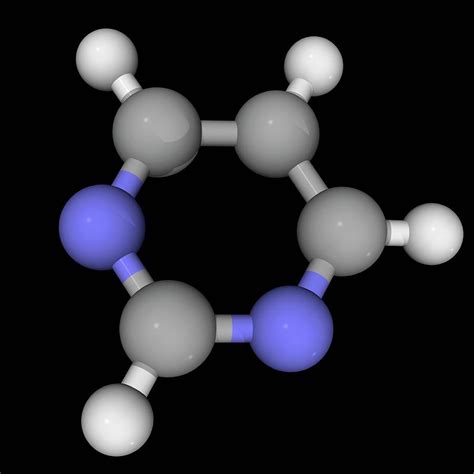 Pyrimidine Molecule Photograph by Laguna Design/science Photo Library