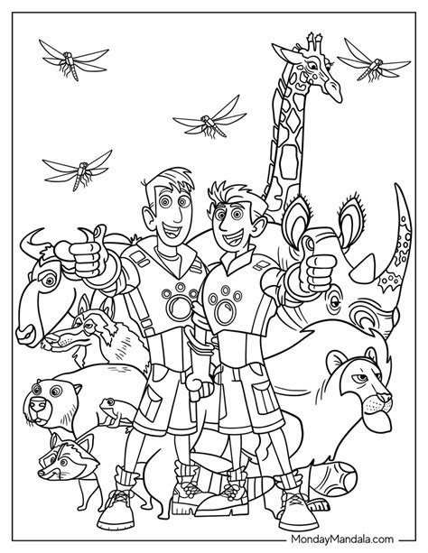 20 Wild Kratts Coloring Pages (Free PDF Printables)