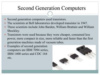 Generations of computer | PPT