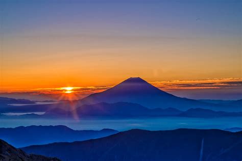 Mt Fuji Sunrise Morning Haze The · Free photo on Pixabay