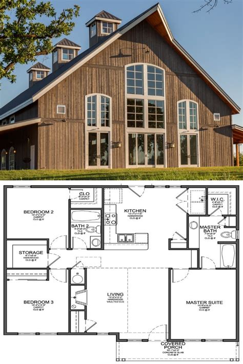 Top 5 Barn house plans! Very often barn house has amazing exterior