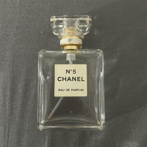 1.7oz Chanel N° 5 Bottle Empty & Authentic from NY... - Depop