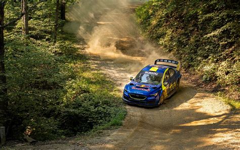 2023 Subaru WRX American Rally Association Car Slides into Frame