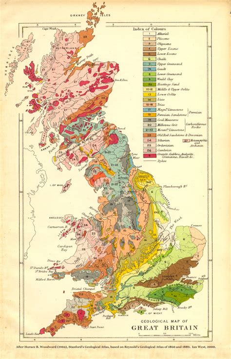 Geology of Great Britain, UK - Introduction and maps - by Ian West