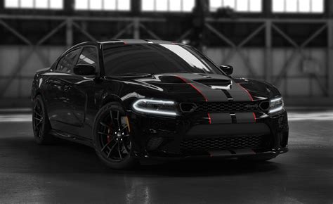 Dodge Unveils Charger Hellcat "Octane Edition" With Sinister Satin Black Stripes And Red Accents