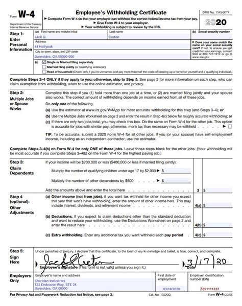 What Is a W4 Form and How Does it Work? Form W-4 for Employers