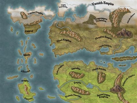 fantasy map | Fantasy map, Fictional world, Map