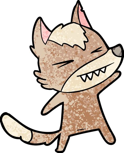 angry wolf cartoon 12360314 Vector Art at Vecteezy