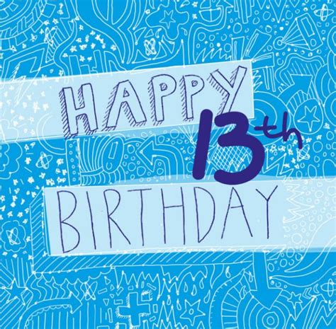 Happy 13th Birthday Wishes And Greetings | Happy 13th birthday, 13th ...