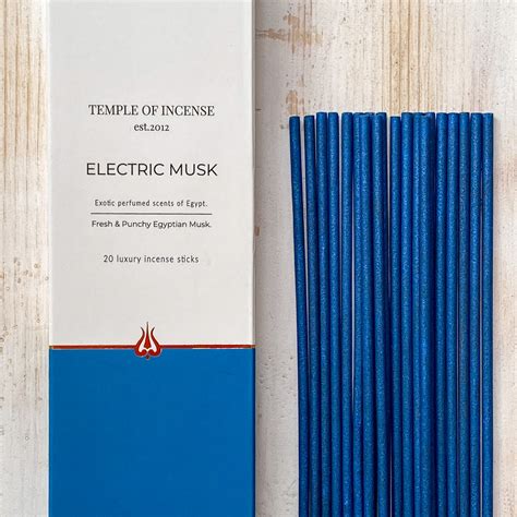 Electric Musk Incense Sticks - Temple Of Incense